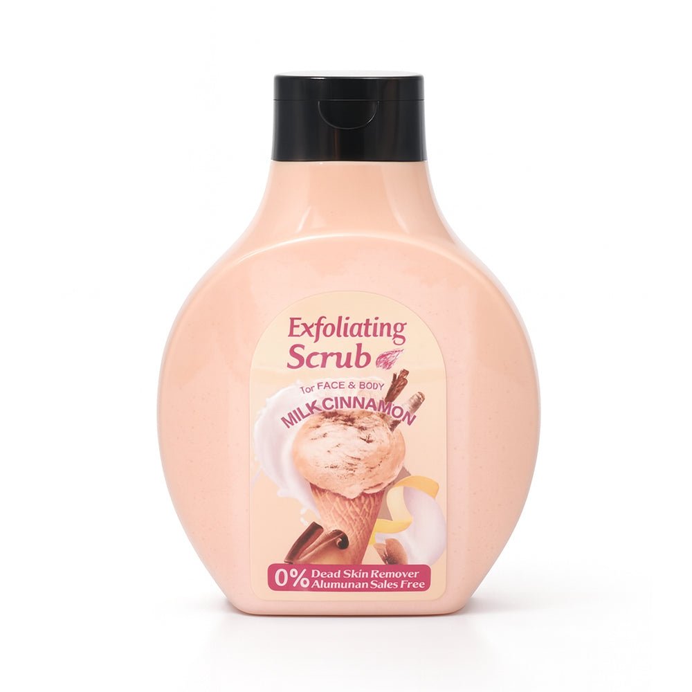 WOKALI EXFOLIATING SCRUB 2IN1 MILK CINNAMON 500 ML WKL822