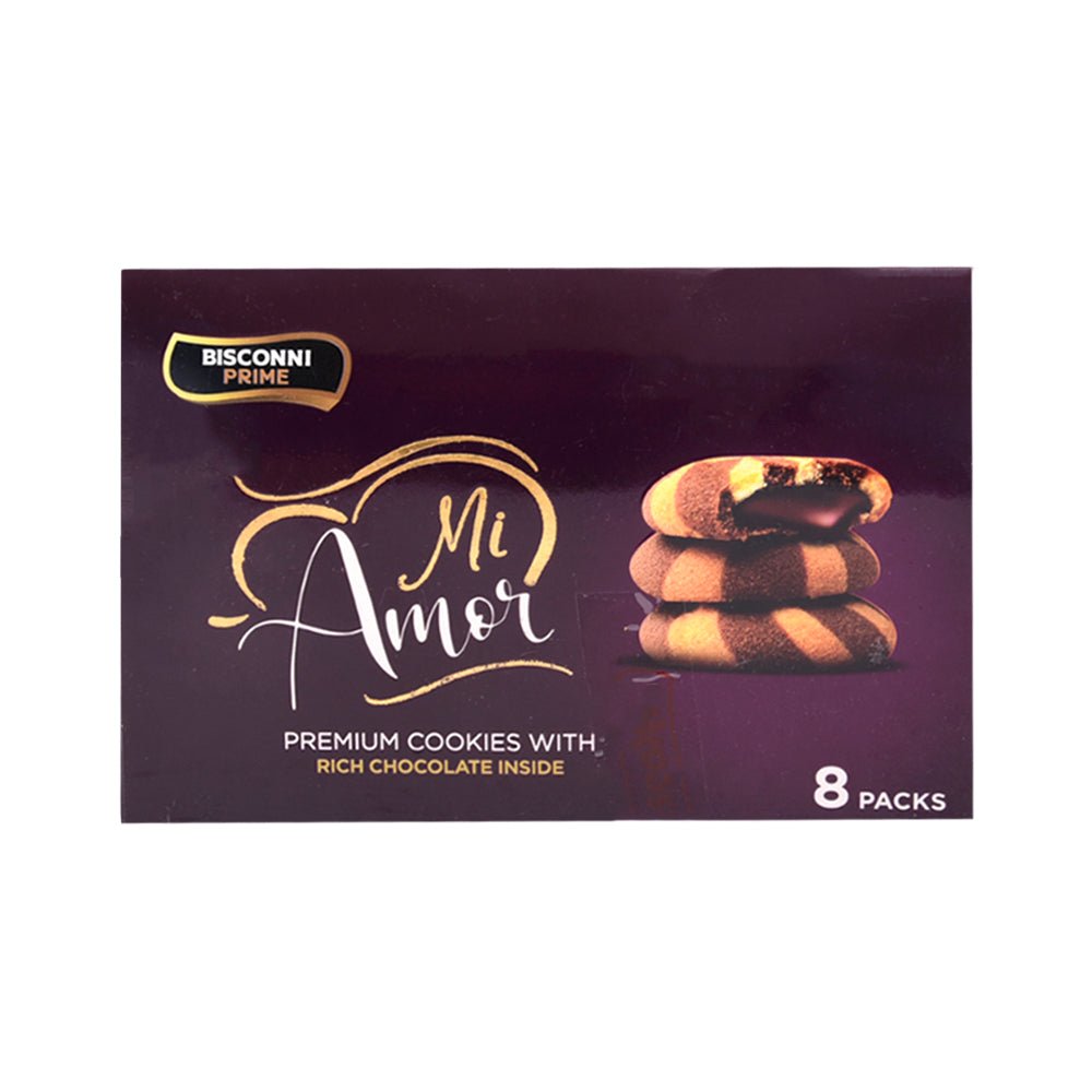BISCONNI MI AMOR PREMIUM COOKIES WITH RICH CHOCOLATE 30 GM 8