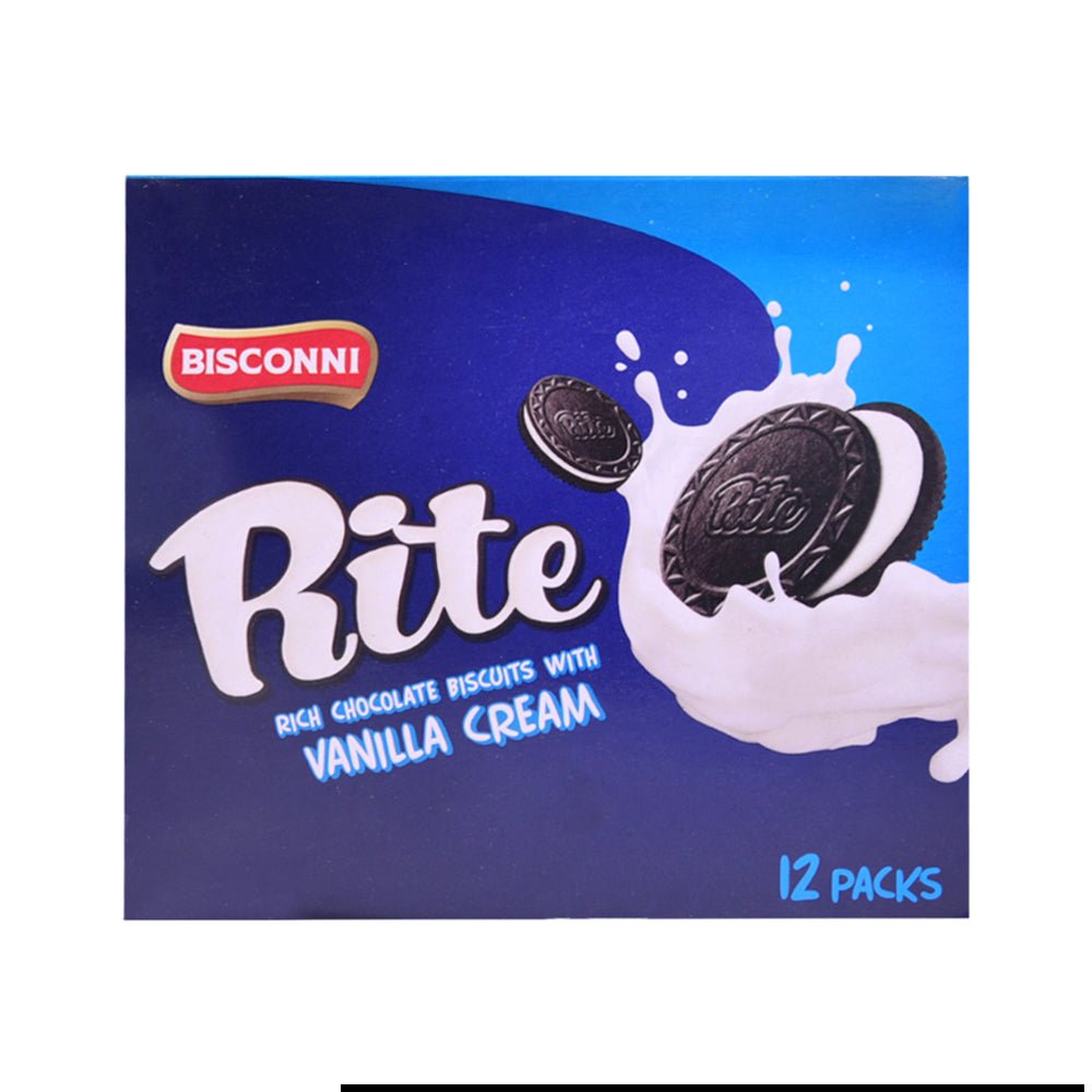 BISCONNI RITE CHOCOLATE & VANILLA BUSCUITE 42 GM 12PC BOX