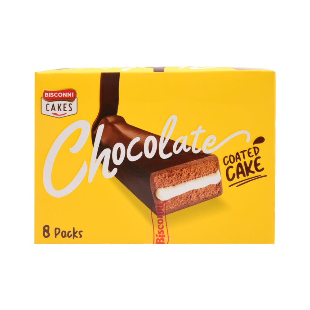 BISCONNI CHOCOLATE COATED CAKE 30 GM (BOX 8 PC)